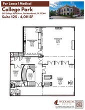 3117 College Park Dr, The Woodlands, TX à louer Plan d’étage– Image 1 sur 1