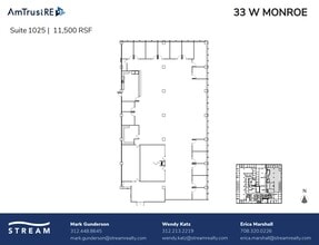 33 W Monroe St, Chicago, IL à louer Plan d’étage– Image 1 sur 1