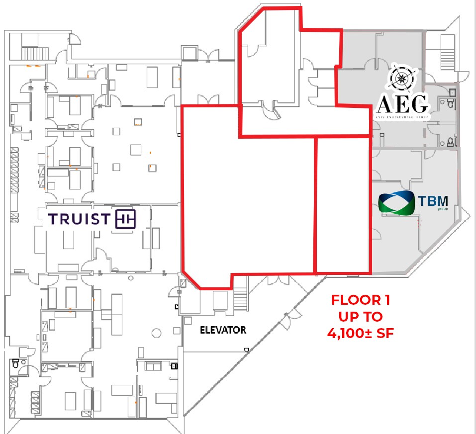 200 W Laurel Ave, Foley, AL à louer Plan d’étage– Image 1 sur 5