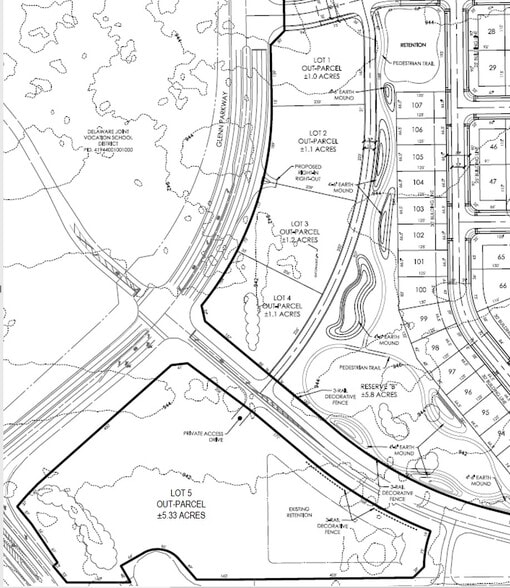 PEACHBLOW RD, Lewis Center, OH à vendre - Plan cadastral – Image 2 sur 3