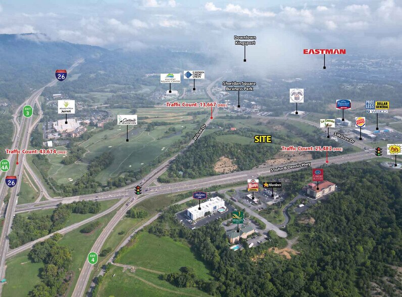 1400 John B Dennis Hwy, Kingsport, TN à vendre - Photo de l’immeuble – Image 2 sur 2