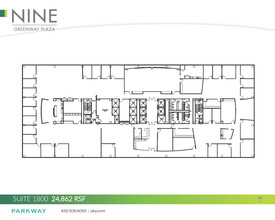 9 Greenway Plz, Houston, TX à louer Plan d’étage– Image 1 sur 1