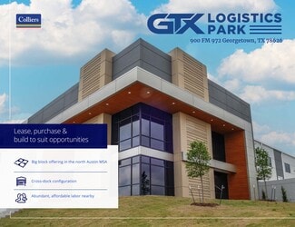 Plus de détails pour 900 FM 972, Georgetown, TX - Industriel/Logistique à louer