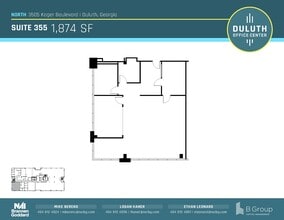 3505 Koger Blvd, Duluth, GA à louer Plan d’étage– Image 1 sur 1