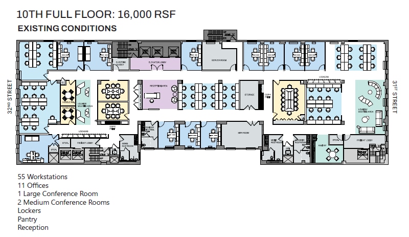 6 E 32nd St, New York, NY à louer Plan d’étage– Image 1 sur 5