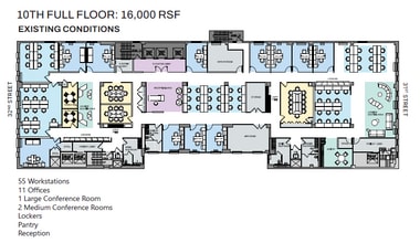 6 E 32nd St, New York, NY à louer Plan d’étage– Image 1 sur 5