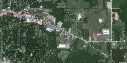 5981 Mer Rouge Rd, Bastrop, LA - Vue aérienne vue de carte