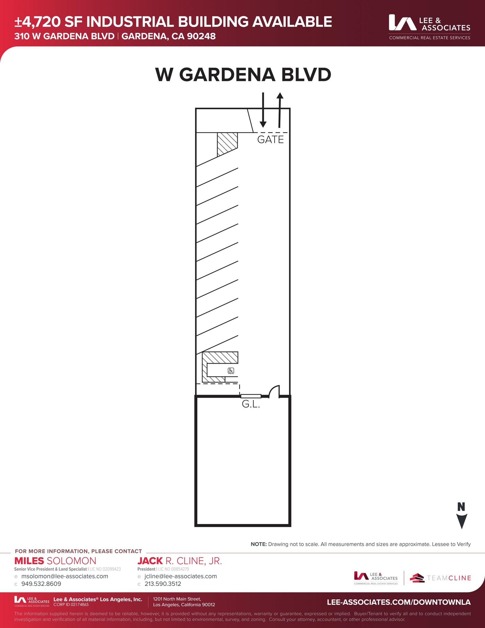 310 W Gardena Blvd, Gardena, CA à louer Plan de site– Image 1 sur 1