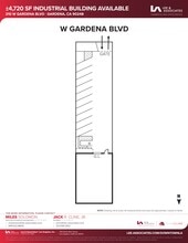 310 W Gardena Blvd, Gardena, CA à louer Plan de site– Image 1 sur 1