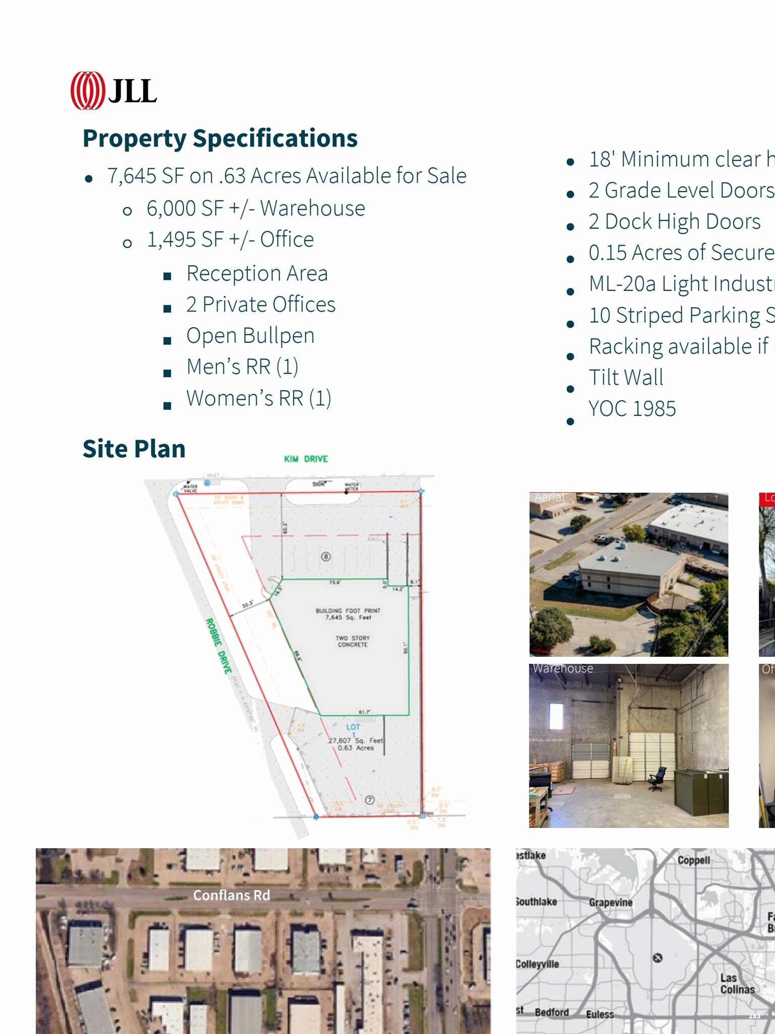 3626 Kim Dr, Irving, TX à louer Plan d’étage– Image 1 sur 1