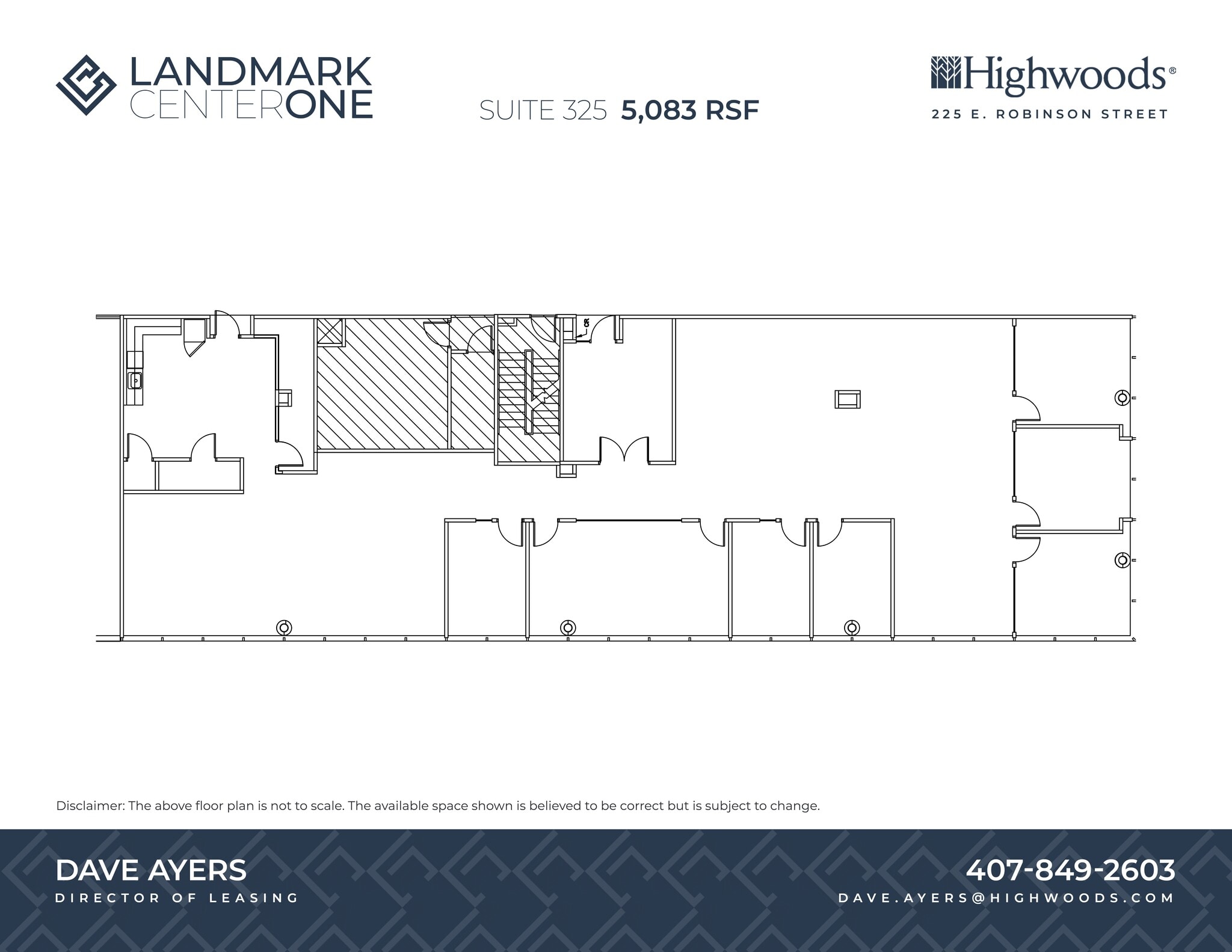 225 E Robinson St, Orlando, FL à louer Plan de site– Image 1 sur 1