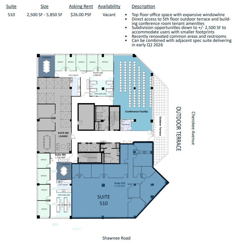 5500 Cherokee Ave, Alexandria, VA à louer Plan d’étage– Image 1 sur 1