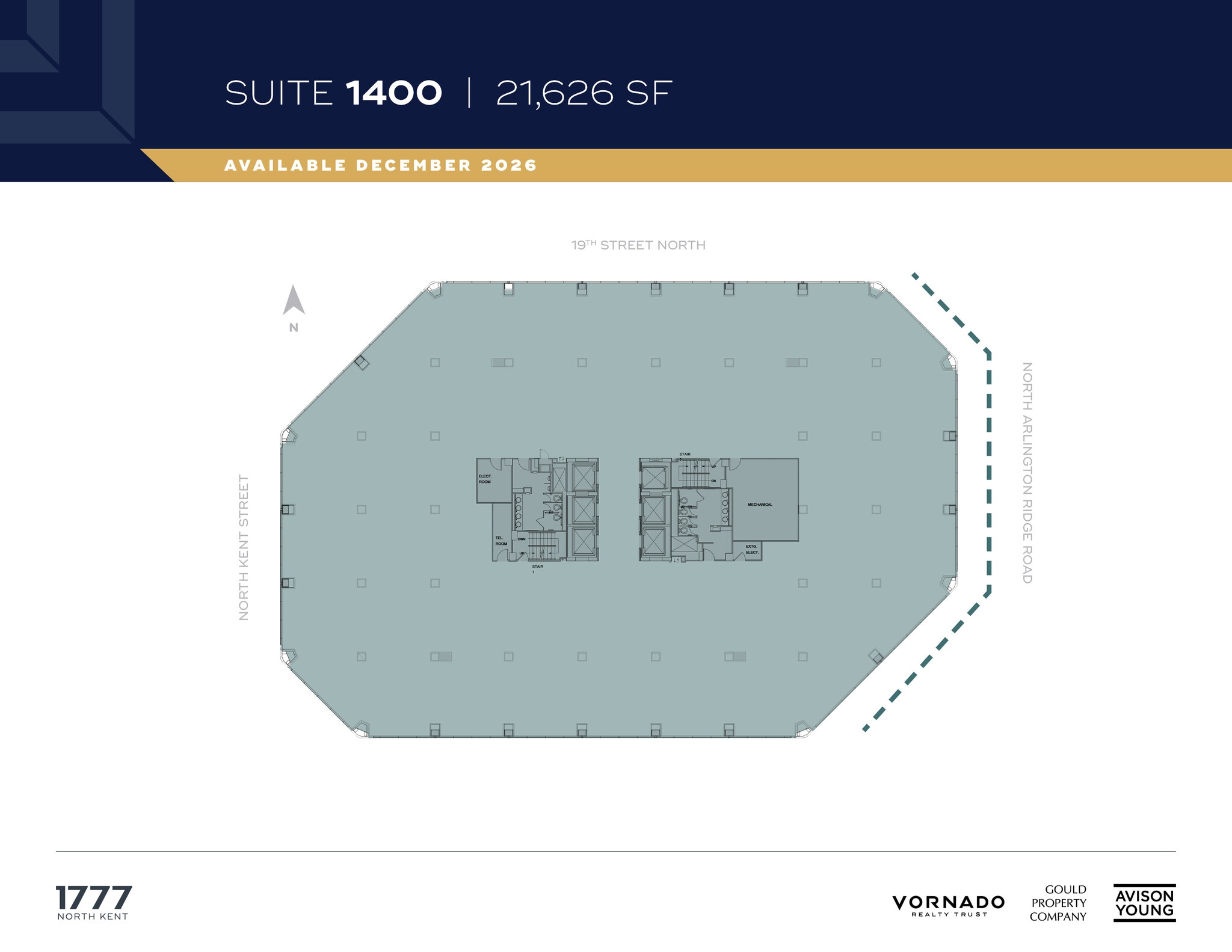 1777 N Kent St, Arlington, VA à louer Plan d’étage– Image 1 sur 1