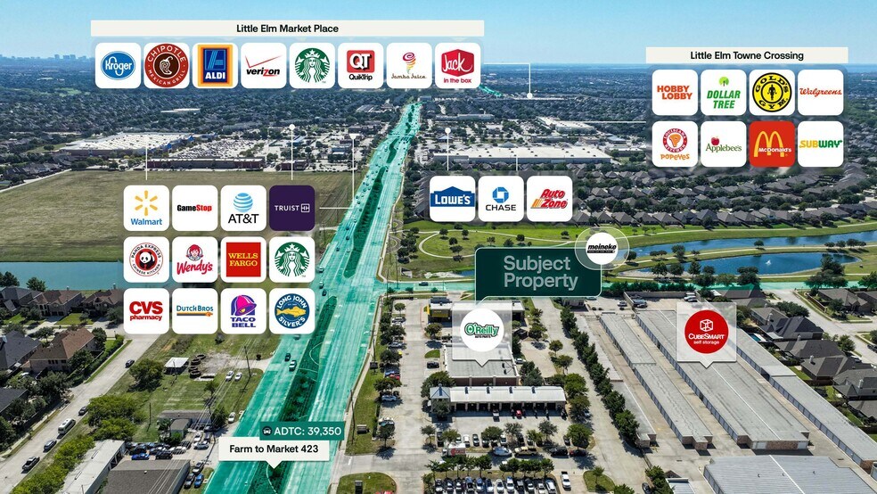 2972 FM 423, Little Elm, TX à vendre - Aérien – Image 2 sur 3