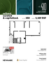 410 17th St, Denver, CO à louer Plan d’étage– Image 1 sur 1