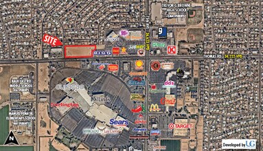 7333 W Thomas Rd, Phoenix, AZ - Vue aérienne vue de carte