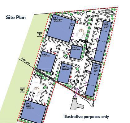 B4084 Chase Business Park, Drakes Broughton à louer - Plan de site – Image 2 sur 2