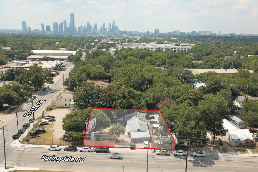 502-504 Springdale Rd, Austin, TX à vendre - Aérien – Image 1 sur 2