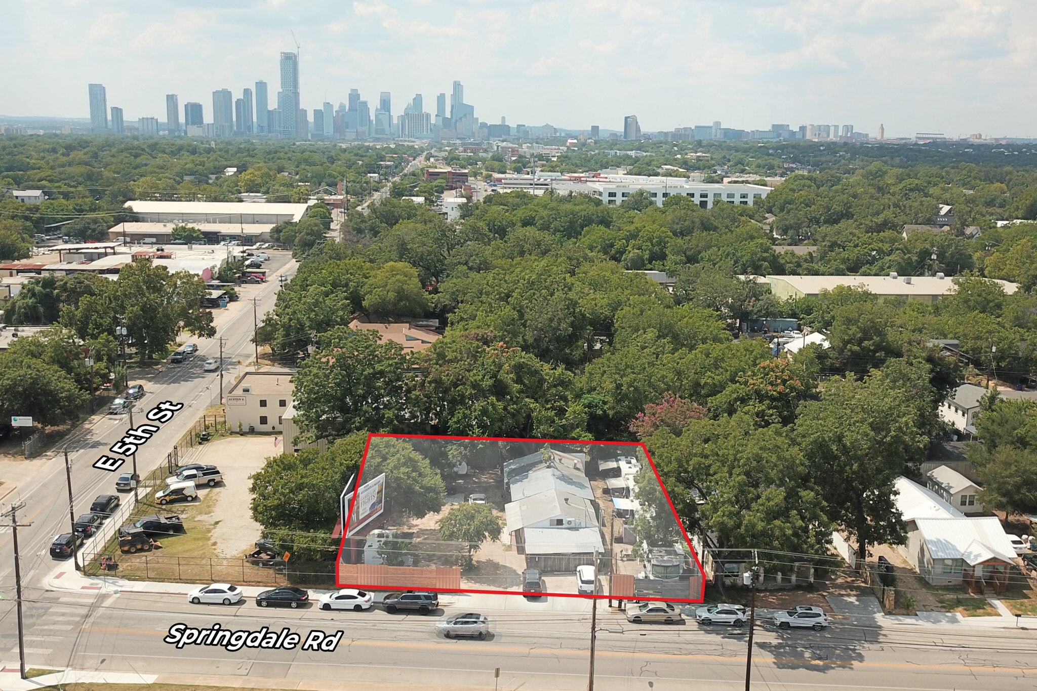 502-504 Springdale Rd, Austin, TX à vendre Aérien– Image 1 sur 3