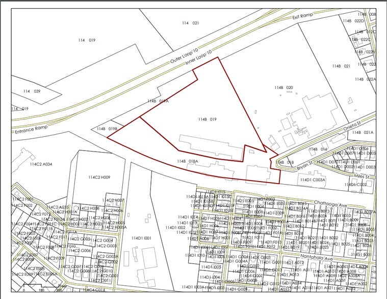 355 Oneta St, Athens, GA à louer - Plan cadastral – Image 2 sur 7