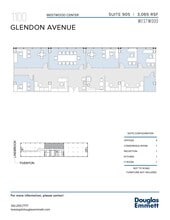 1100 Glendon Ave, Los Angeles, CA à louer Plan d’étage– Image 1 sur 1