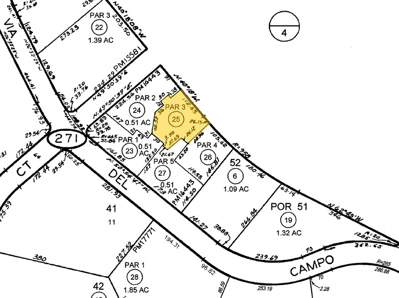 17065 Via Del Campo, San Diego, CA à louer - Plan cadastral – Image 2 sur 5