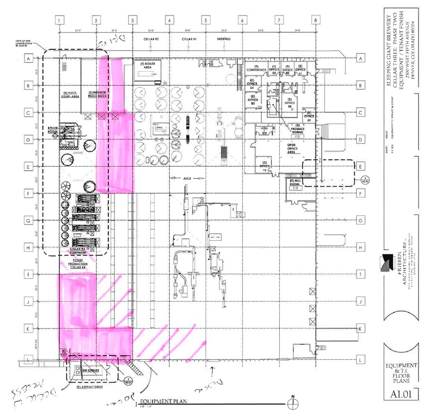 240-2525 W 5th / Bryant St, Denver, CO à louer Plan d’étage– Image 1 sur 4