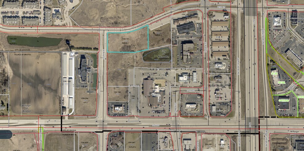 SEQ 125th Ave. & 71st St., Kenosha, WI à vendre - Aérien – Image 1 sur 1