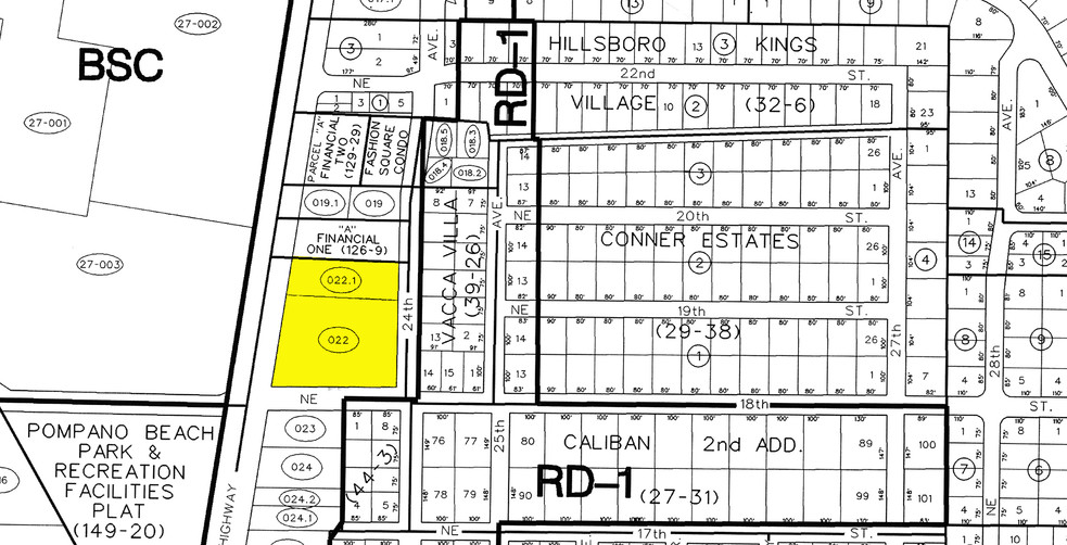 1800 N Federal Hwy, Pompano Beach, FL à louer - Plan cadastral – Image 2 sur 32