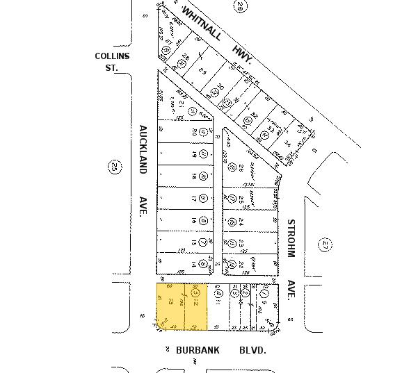 10523 Burbank Blvd, North Hollywood, CA à louer - Plan cadastral – Image 3 sur 6