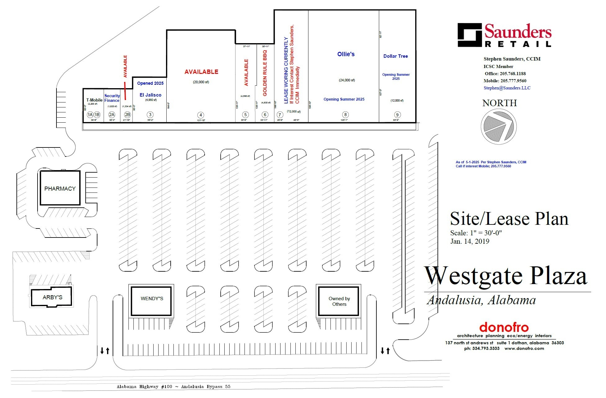 600 Westgate Plz, Andalusia, AL à louer Plan de site– Image 1 sur 1