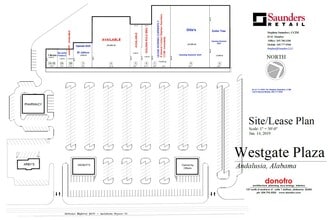 600 Westgate Plz, Andalusia, AL à louer Plan de site– Image 1 sur 1