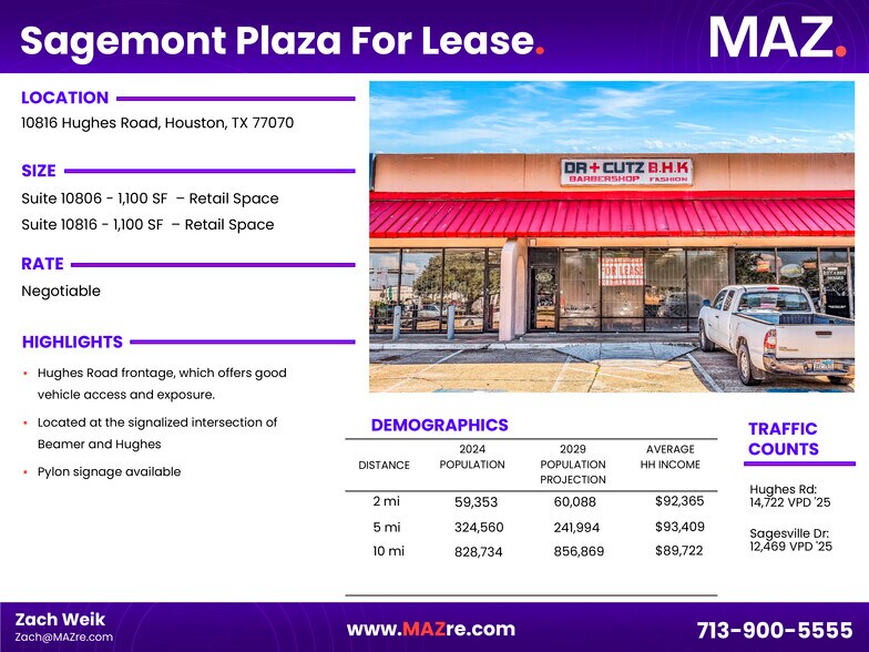 10802 Hughes Rd, Houston, TX à louer - Photo de l’immeuble – Image 2 sur 8