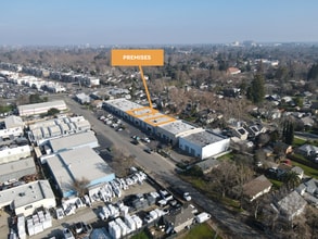 3747 W Pacific Ave, Sacramento, CA - Vue aérienne vue de carte