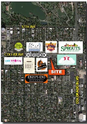 3520-3570 E Colfax Ave, Denver, CO à louer - Aérien – Image 2 sur 7
