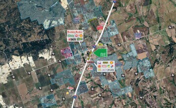 100 Meadow Valley, Jarrell, TX - Vue aérienne  vue de carte