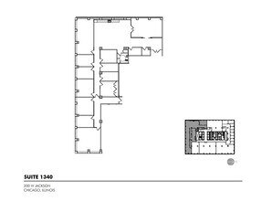 200 W Jackson Blvd, Chicago, IL à louer Plan d’étage– Image 1 sur 1