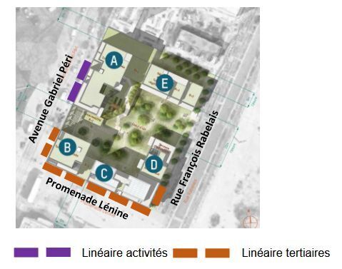 Bureau dans Vaulx-en-Velin à vendre - Plan de site – Image 3 sur 6