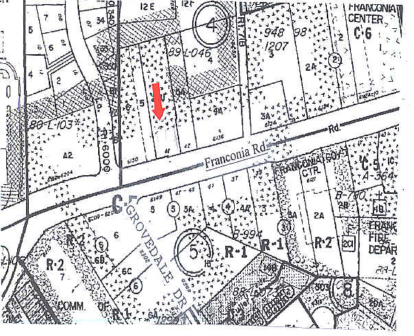 6148 Franconia Rd, Alexandria, VA à vendre - Plan cadastral – Image 2 sur 5