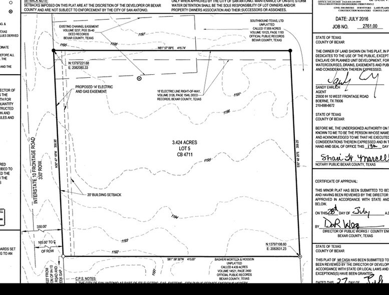 25920 Interstate 10 W, Boerne, TX à vendre - Plan de site – Image 3 sur 4