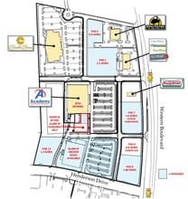 4141 Western Blvd, Jacksonville, NC à louer Plan de site– Image 2 sur 2