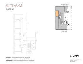 214 2nd Ave N, Nashville, TN à louer Plan d’étage– Image 1 sur 1