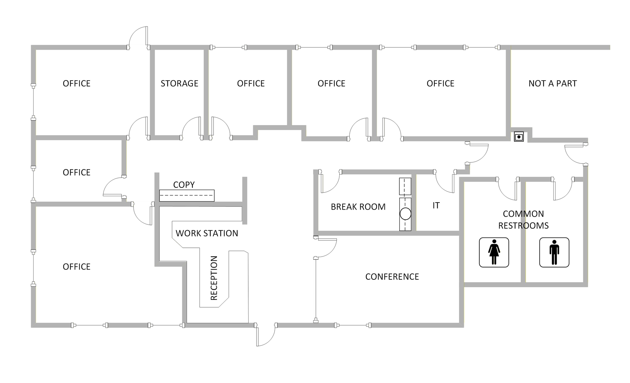 8767 E Via de Commercio, Scottsdale, AZ à louer Plan d’étage– Image 1 sur 1