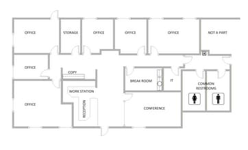 8767 E Via de Commercio, Scottsdale, AZ à louer Plan d’étage– Image 1 sur 1