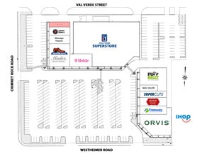 5727 Westheimer Rd, Houston, TX à louer Plan de site– Image 1 sur 1