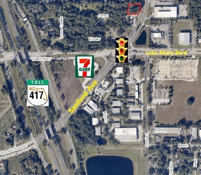 S Sanford Ave, Sanford, FL à vendre - Aérien – Image 1 sur 1