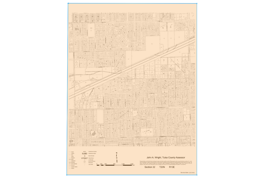 1011 N Lewis Ave, Tulsa, OK à louer - Plan cadastral – Image 2 sur 3