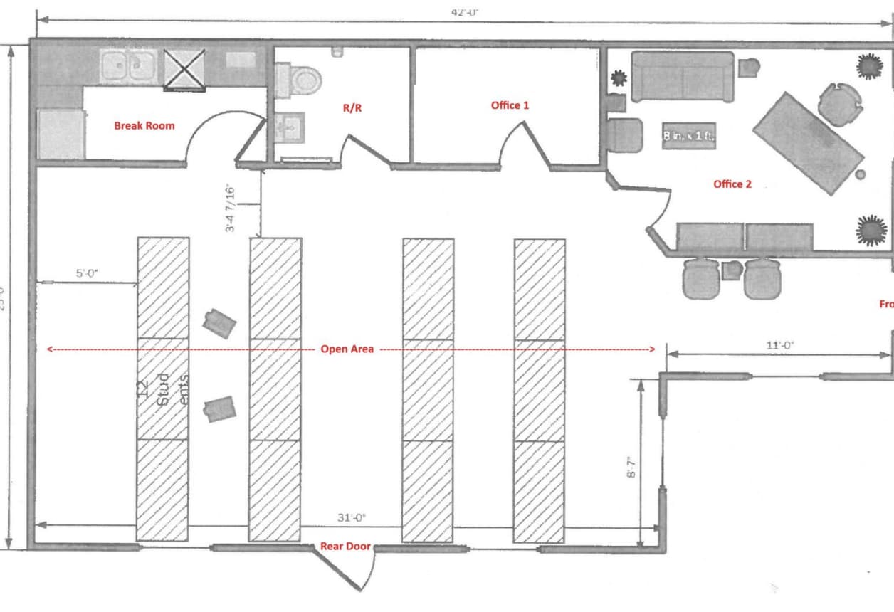 101 River Oaks Dr, Southlake, TX à louer Plan d’étage– Image 1 sur 1