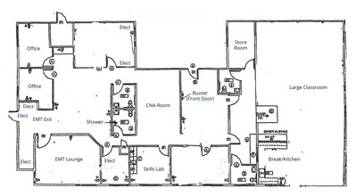 3637 Mission Ave, Carmichael, CA à louer Plan d’étage– Image 1 sur 3