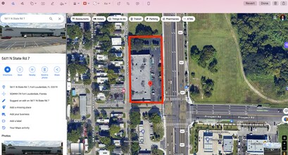 5611 N State Road 7, Fort Lauderdale, FL - Vue aérienne  vue de carte